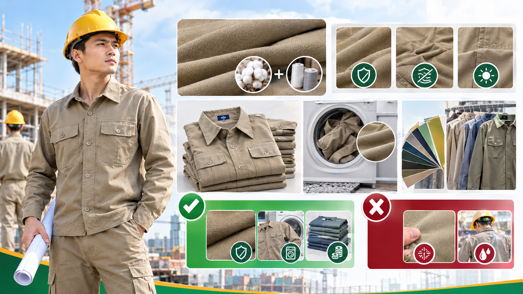 Áo công nhân xây dựng liên doanh