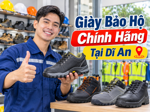 Giày Bảo Hộ Lao Động Chính Hãng Tại Dĩ An