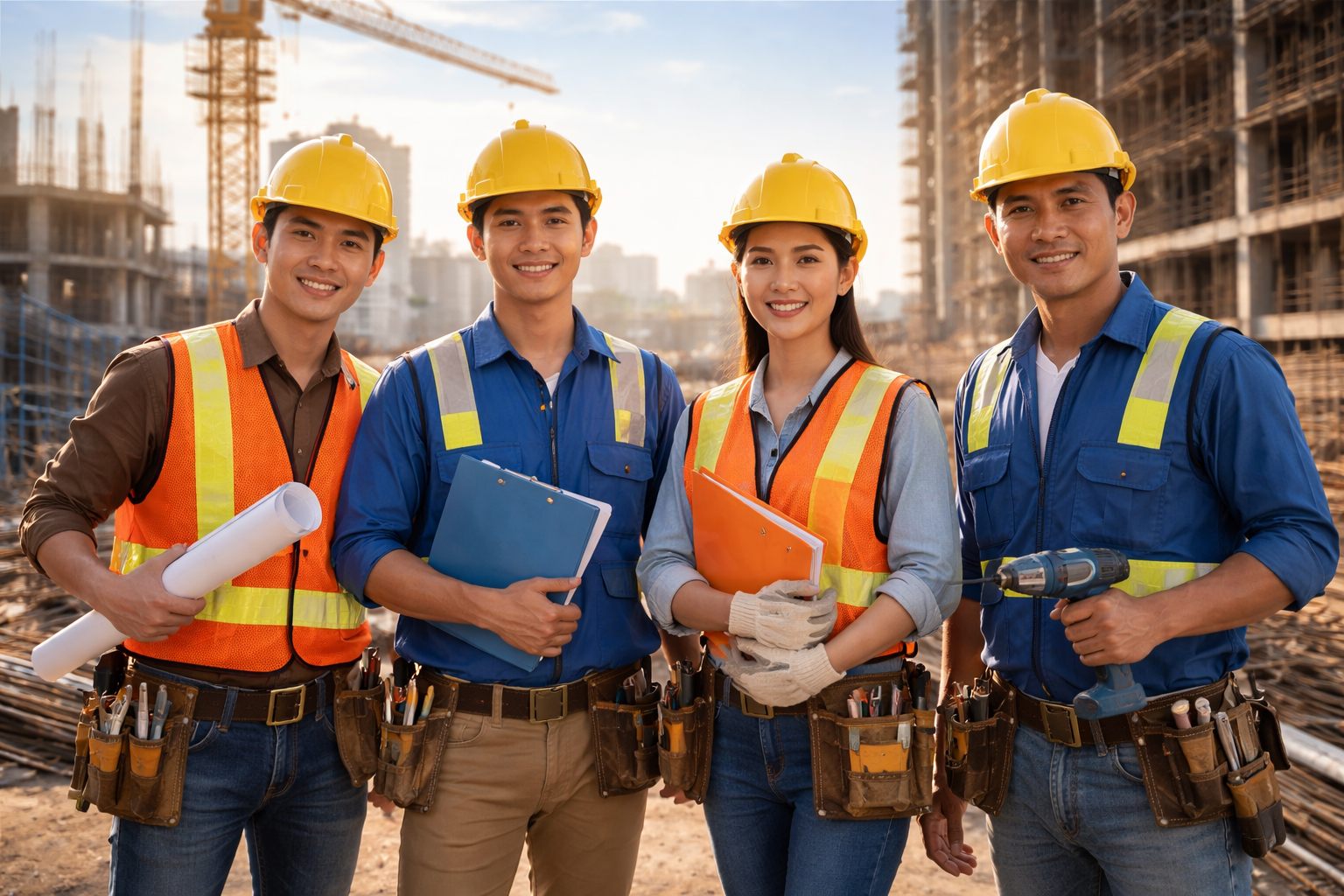 Những trang thiết bị đồ bảo hộ cần thiết cho các công trường
