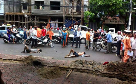 Hai nạn nhân trong vụ tai nạn lao động